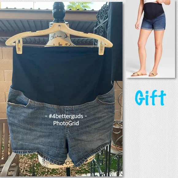 SET 3 Mama:Licious Organic Nell 2 Tanks & Isabel Maternity Crossover Midi Short - Picture 7 of 16